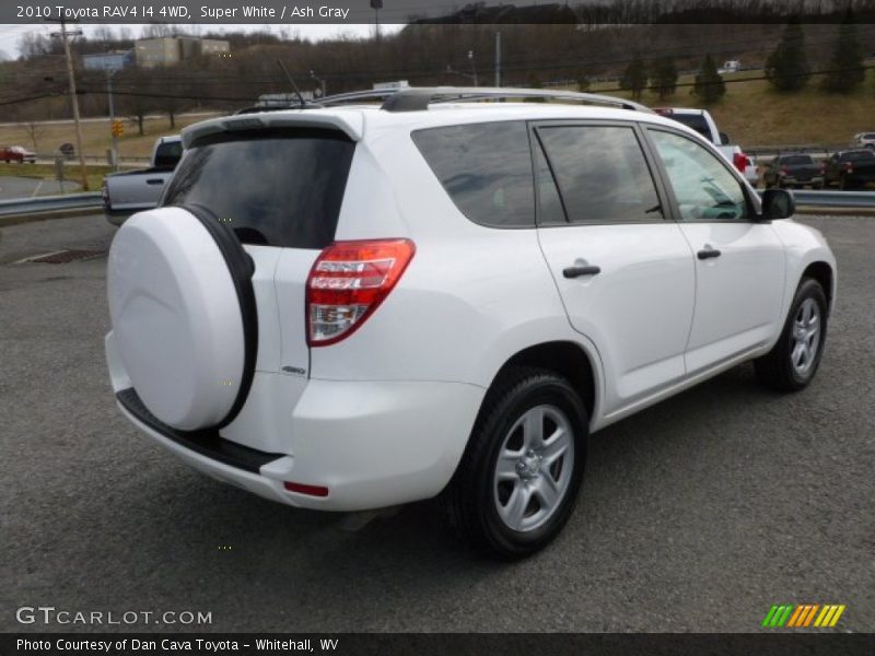 Super White / Ash Gray 2010 Toyota RAV4 I4 4WD