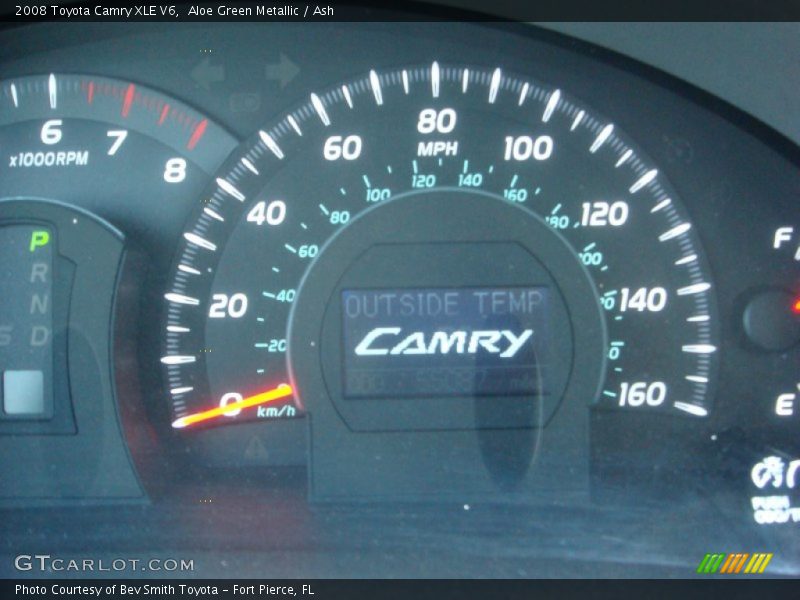 Aloe Green Metallic / Ash 2008 Toyota Camry XLE V6