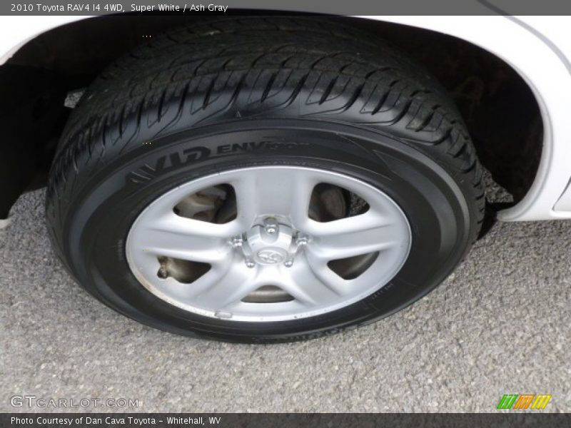 Super White / Ash Gray 2010 Toyota RAV4 I4 4WD