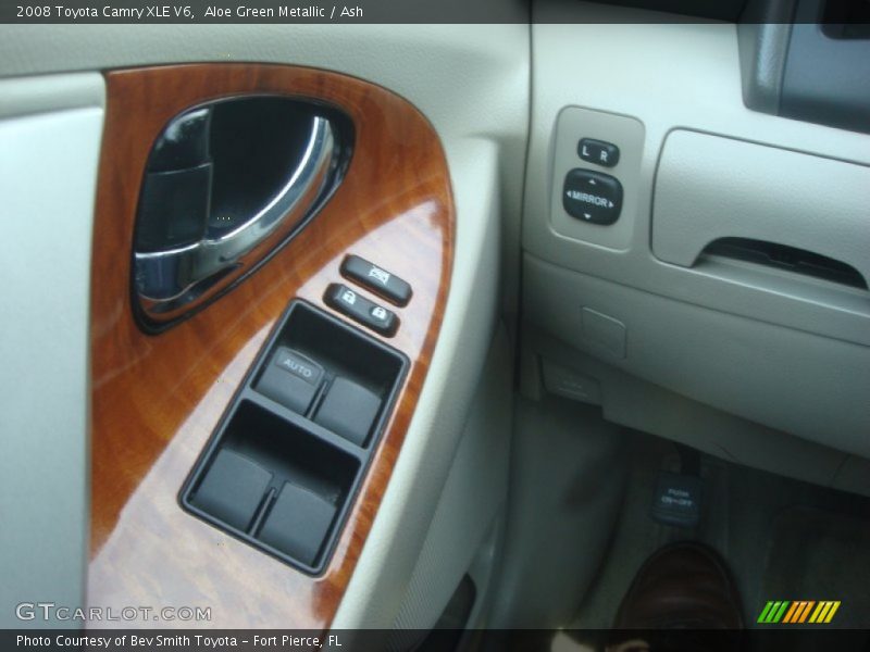 Aloe Green Metallic / Ash 2008 Toyota Camry XLE V6
