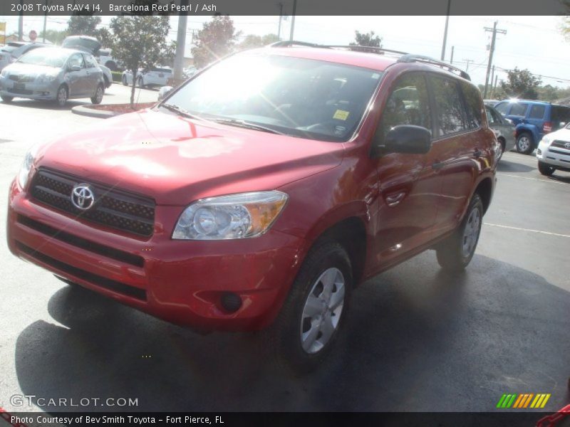 Barcelona Red Pearl / Ash 2008 Toyota RAV4 I4