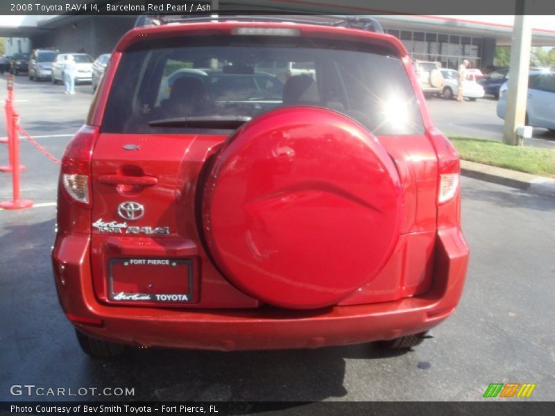 Barcelona Red Pearl / Ash 2008 Toyota RAV4 I4