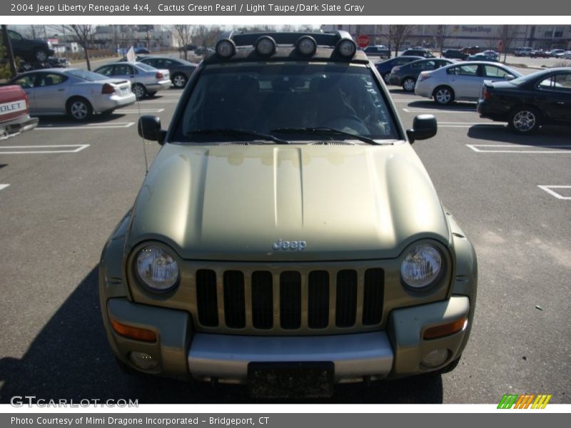 Cactus Green Pearl / Light Taupe/Dark Slate Gray 2004 Jeep Liberty Renegade 4x4
