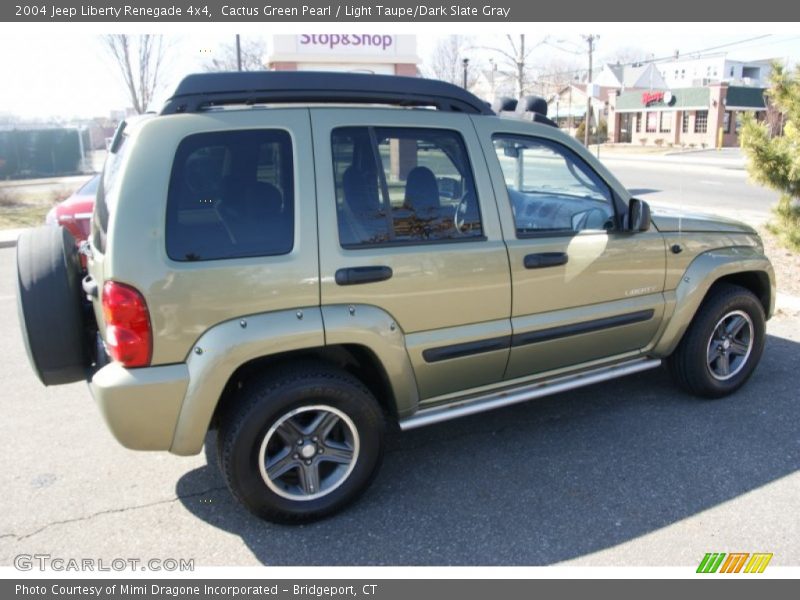 Cactus Green Pearl / Light Taupe/Dark Slate Gray 2004 Jeep Liberty Renegade 4x4