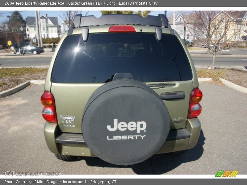 Cactus Green Pearl / Light Taupe/Dark Slate Gray 2004 Jeep Liberty Renegade 4x4