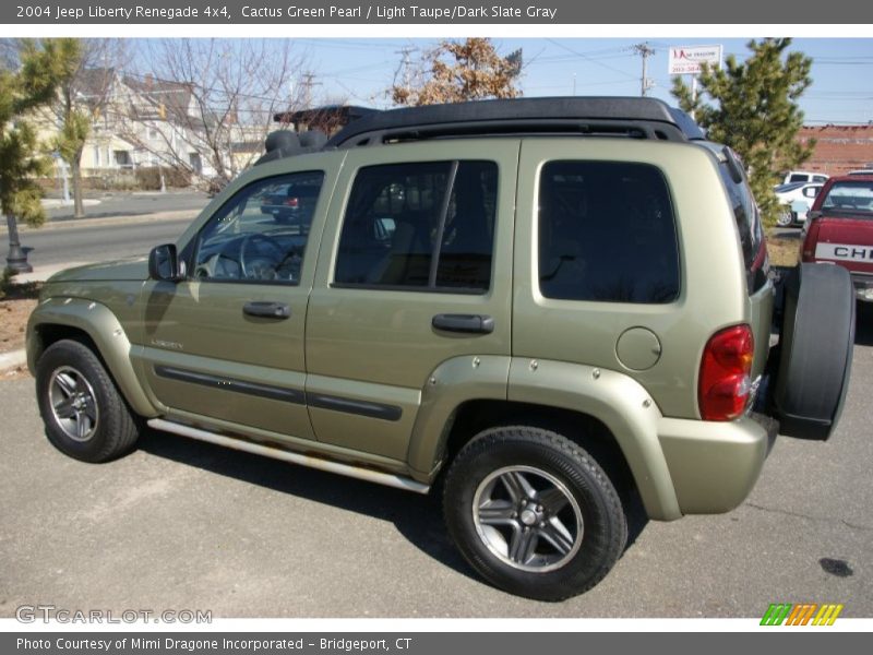 Cactus Green Pearl / Light Taupe/Dark Slate Gray 2004 Jeep Liberty Renegade 4x4