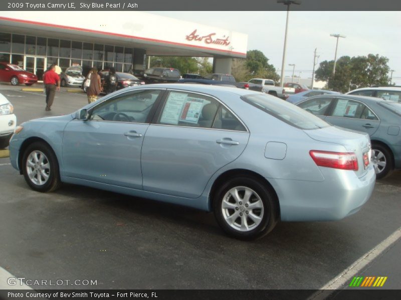 Sky Blue Pearl / Ash 2009 Toyota Camry LE