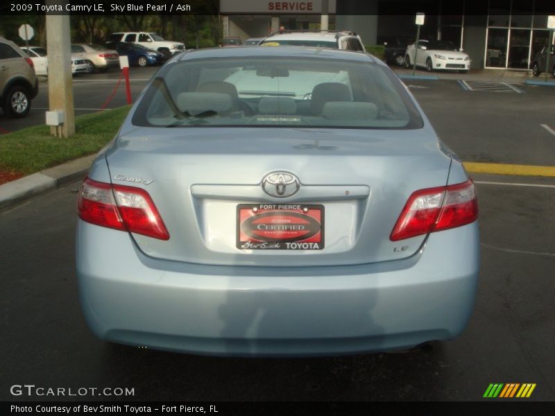 Sky Blue Pearl / Ash 2009 Toyota Camry LE