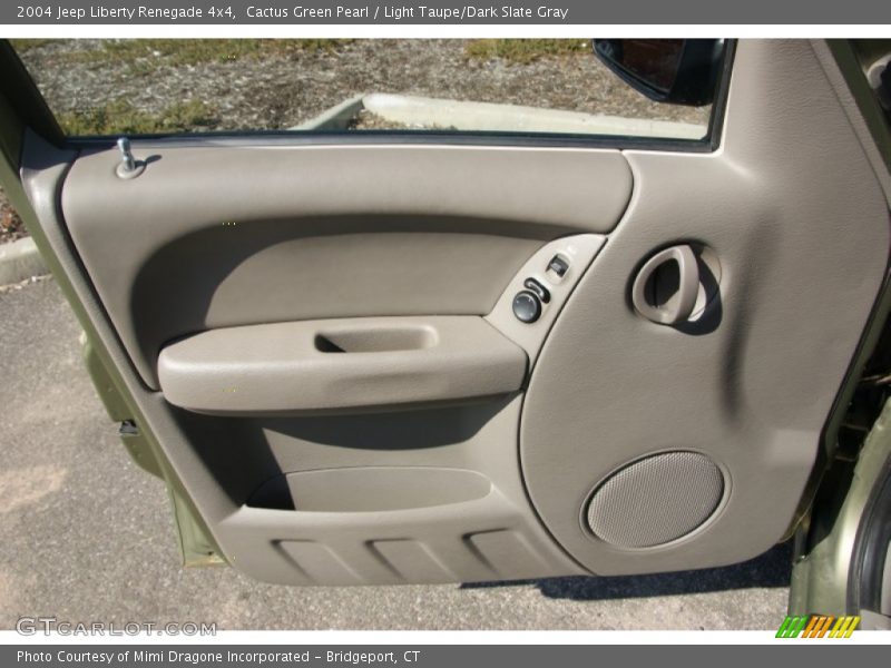 Cactus Green Pearl / Light Taupe/Dark Slate Gray 2004 Jeep Liberty Renegade 4x4