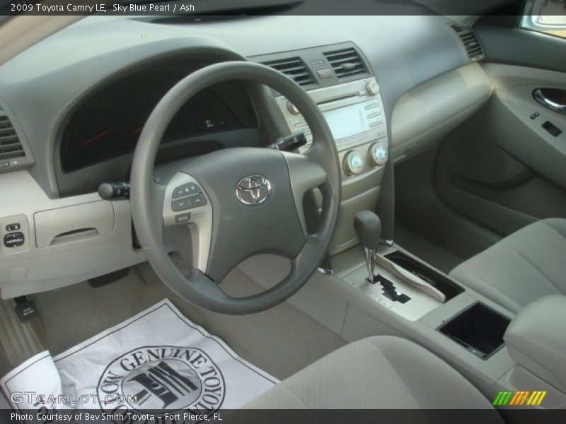 Sky Blue Pearl / Ash 2009 Toyota Camry LE