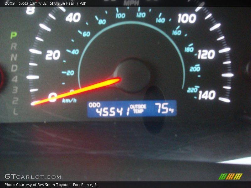 Sky Blue Pearl / Ash 2009 Toyota Camry LE