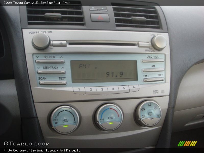 Sky Blue Pearl / Ash 2009 Toyota Camry LE