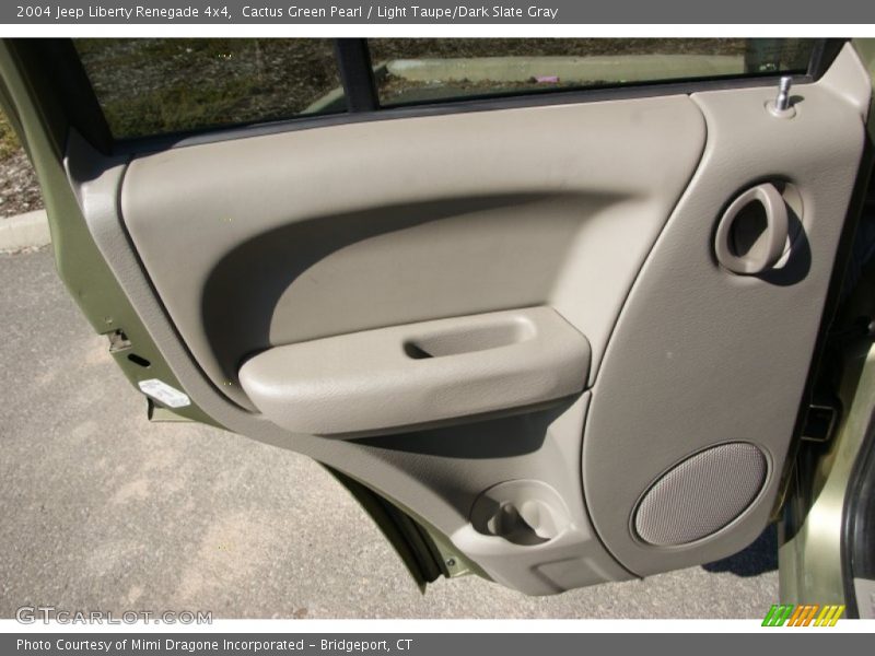 Cactus Green Pearl / Light Taupe/Dark Slate Gray 2004 Jeep Liberty Renegade 4x4