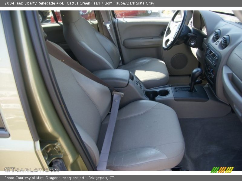 Cactus Green Pearl / Light Taupe/Dark Slate Gray 2004 Jeep Liberty Renegade 4x4