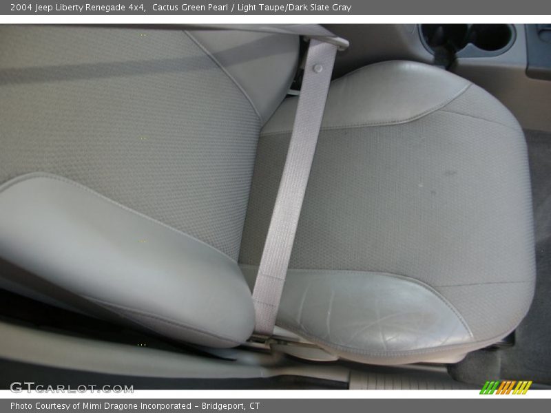 Cactus Green Pearl / Light Taupe/Dark Slate Gray 2004 Jeep Liberty Renegade 4x4