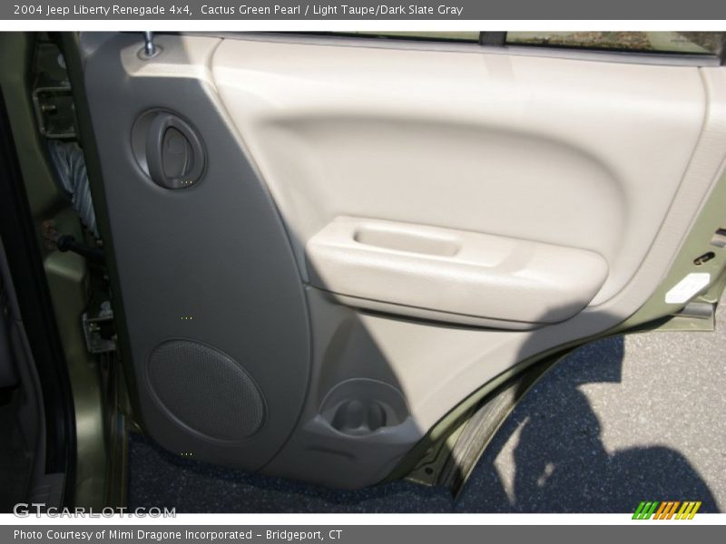 Cactus Green Pearl / Light Taupe/Dark Slate Gray 2004 Jeep Liberty Renegade 4x4