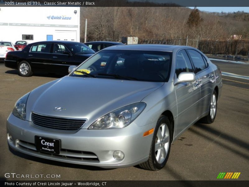 Classic Silver Metallic / Black 2005 Lexus ES 330