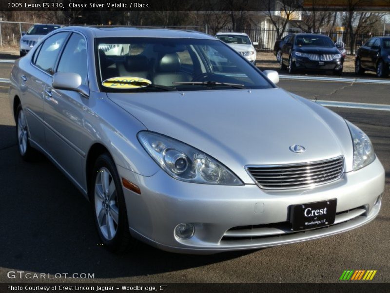 Classic Silver Metallic / Black 2005 Lexus ES 330