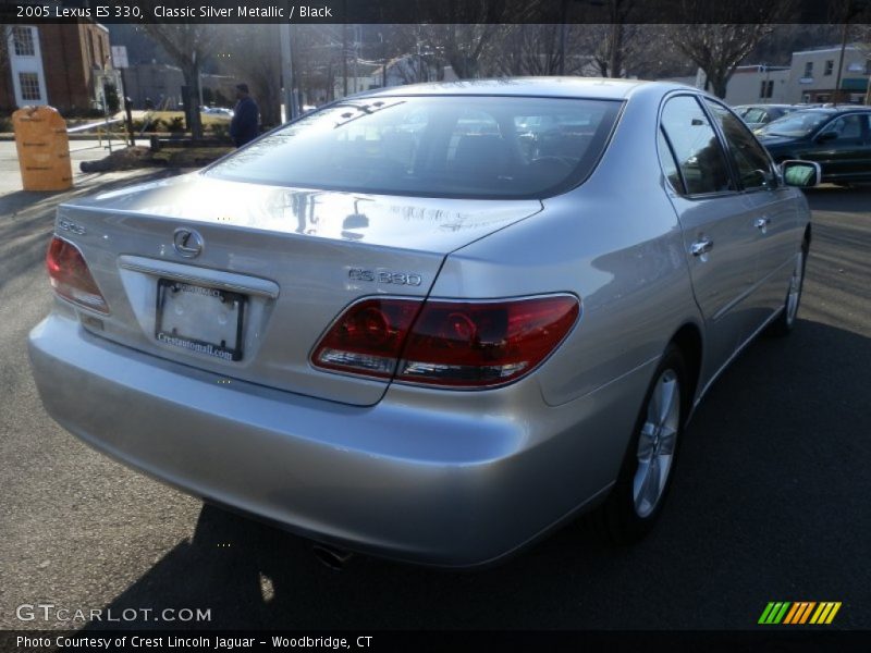 Classic Silver Metallic / Black 2005 Lexus ES 330