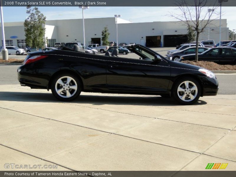 Black / Dark Stone 2008 Toyota Solara SLE V6 Convertible