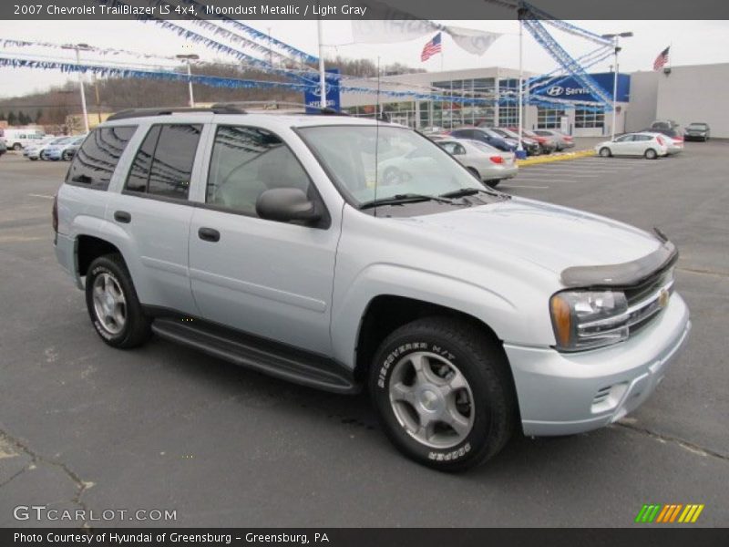Moondust Metallic / Light Gray 2007 Chevrolet TrailBlazer LS 4x4