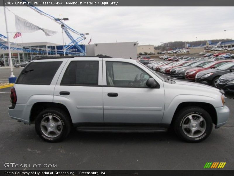 Moondust Metallic / Light Gray 2007 Chevrolet TrailBlazer LS 4x4
