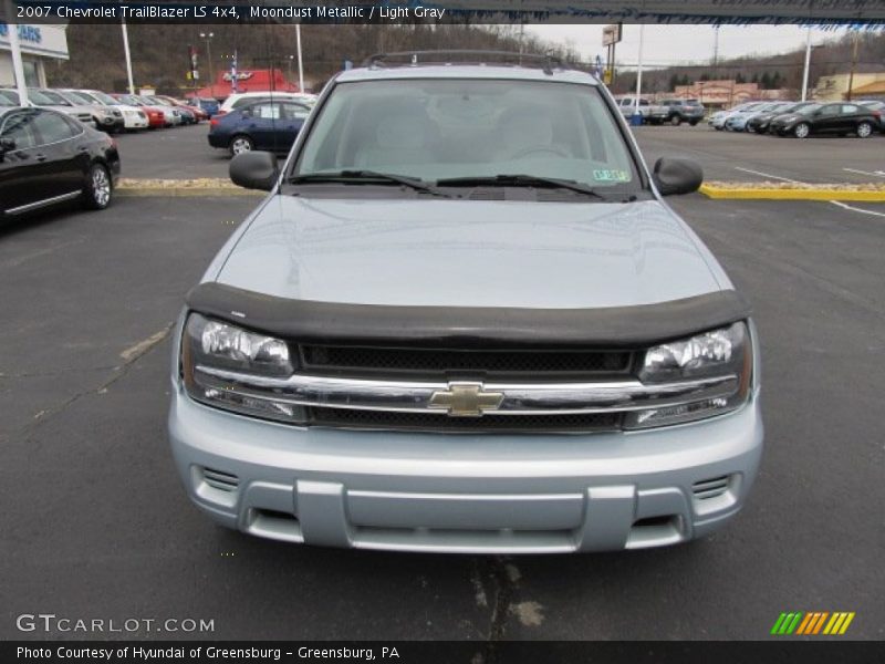 Moondust Metallic / Light Gray 2007 Chevrolet TrailBlazer LS 4x4