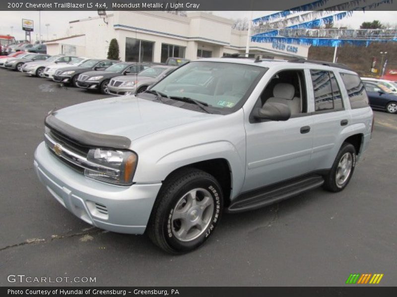 Moondust Metallic / Light Gray 2007 Chevrolet TrailBlazer LS 4x4