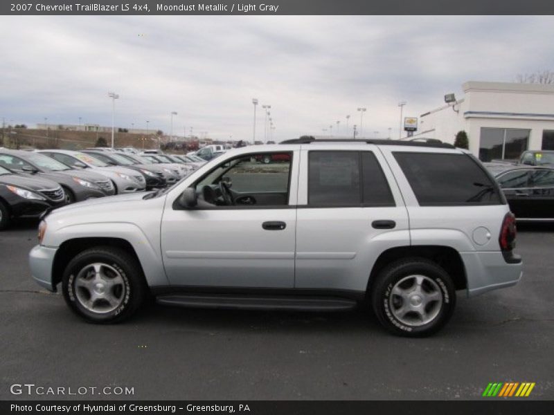 Moondust Metallic / Light Gray 2007 Chevrolet TrailBlazer LS 4x4