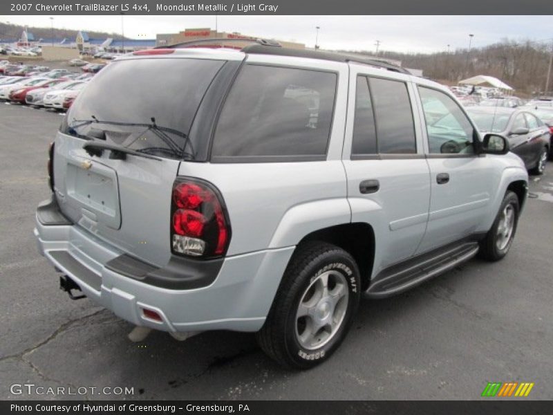 Moondust Metallic / Light Gray 2007 Chevrolet TrailBlazer LS 4x4