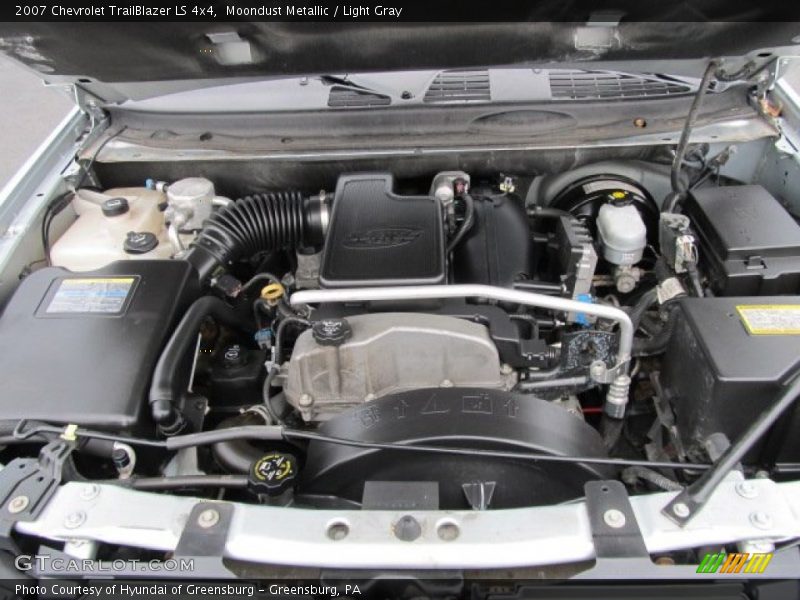 Moondust Metallic / Light Gray 2007 Chevrolet TrailBlazer LS 4x4