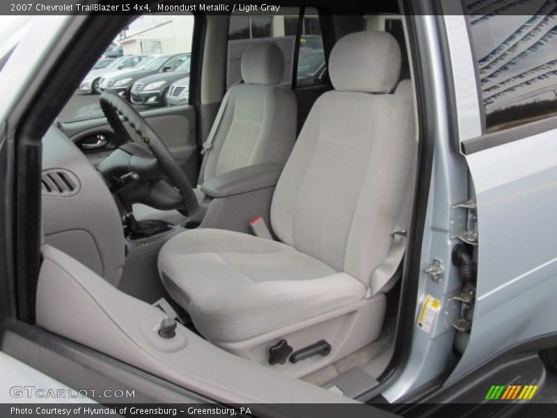 Moondust Metallic / Light Gray 2007 Chevrolet TrailBlazer LS 4x4