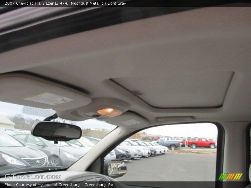 Moondust Metallic / Light Gray 2007 Chevrolet TrailBlazer LS 4x4