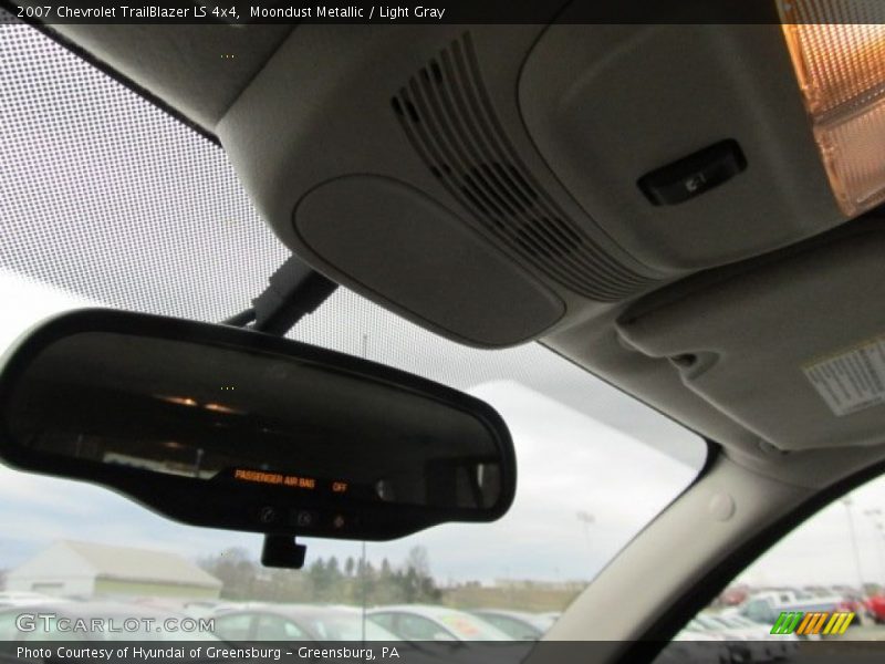 Moondust Metallic / Light Gray 2007 Chevrolet TrailBlazer LS 4x4