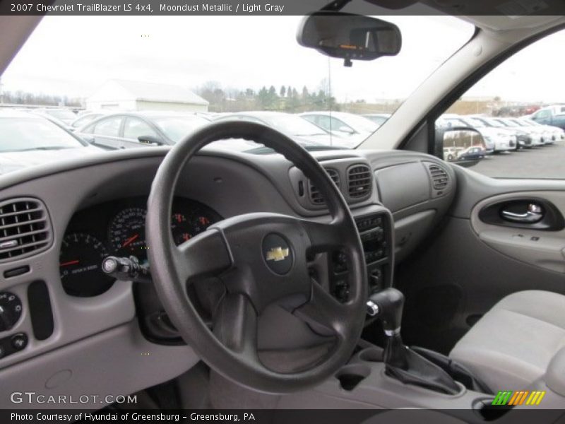 Moondust Metallic / Light Gray 2007 Chevrolet TrailBlazer LS 4x4
