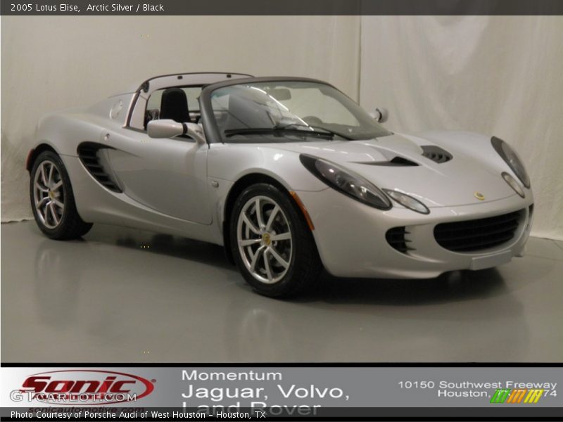 Arctic Silver / Black 2005 Lotus Elise