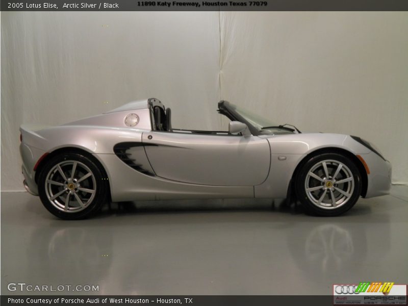 Arctic Silver / Black 2005 Lotus Elise