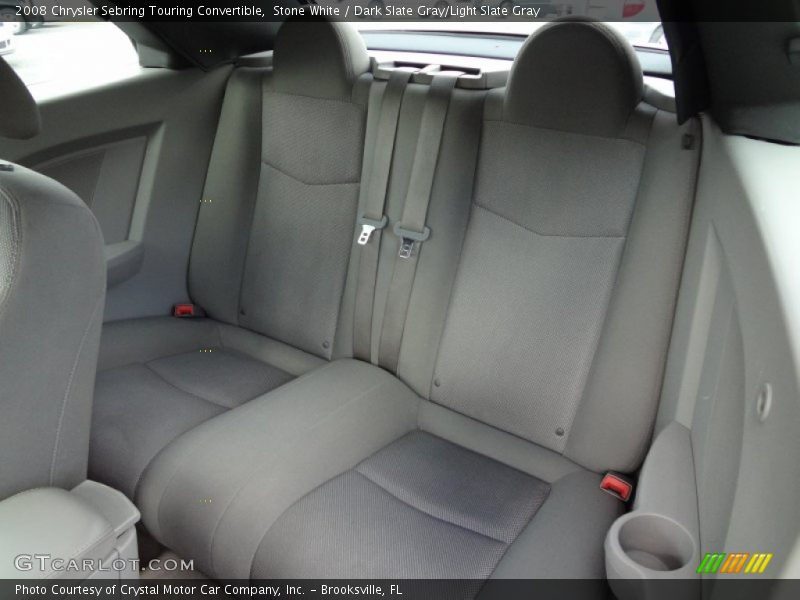 Stone White / Dark Slate Gray/Light Slate Gray 2008 Chrysler Sebring Touring Convertible