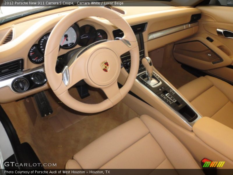 Luxor Beige Interior - 2012 New 911 Carrera S Coupe 