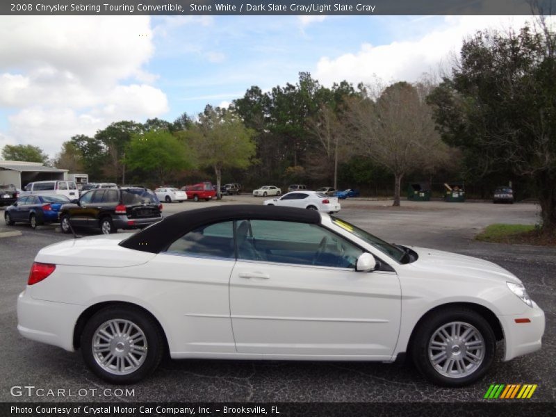 Stone White / Dark Slate Gray/Light Slate Gray 2008 Chrysler Sebring Touring Convertible