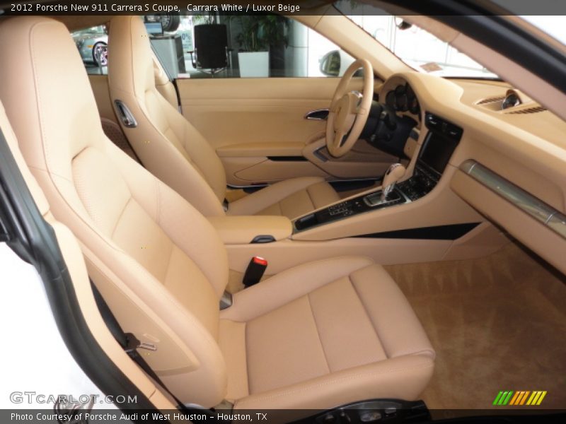  2012 New 911 Carrera S Coupe Luxor Beige Interior