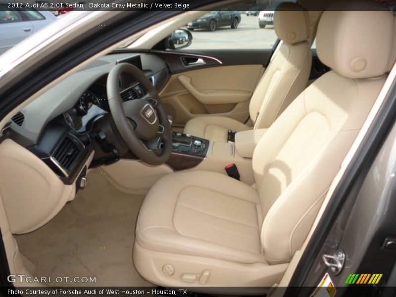 Front Seat of 2012 A6 2.0T Sedan