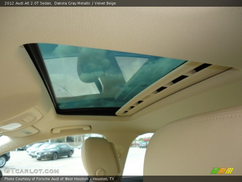 Dakota Gray Metallic / Velvet Beige 2012 Audi A6 2.0T Sedan