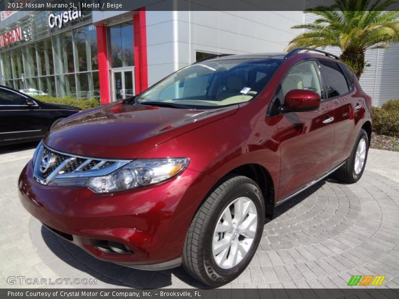 Merlot / Beige 2012 Nissan Murano SL
