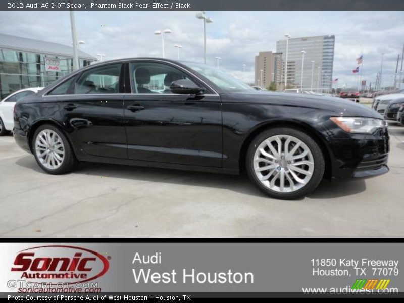 Phantom Black Pearl Effect / Black 2012 Audi A6 2.0T Sedan