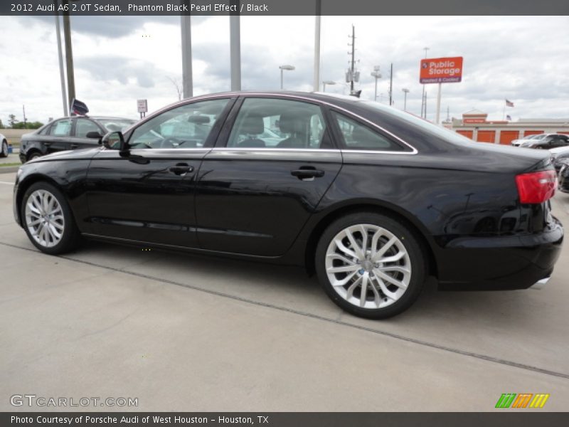 Phantom Black Pearl Effect / Black 2012 Audi A6 2.0T Sedan