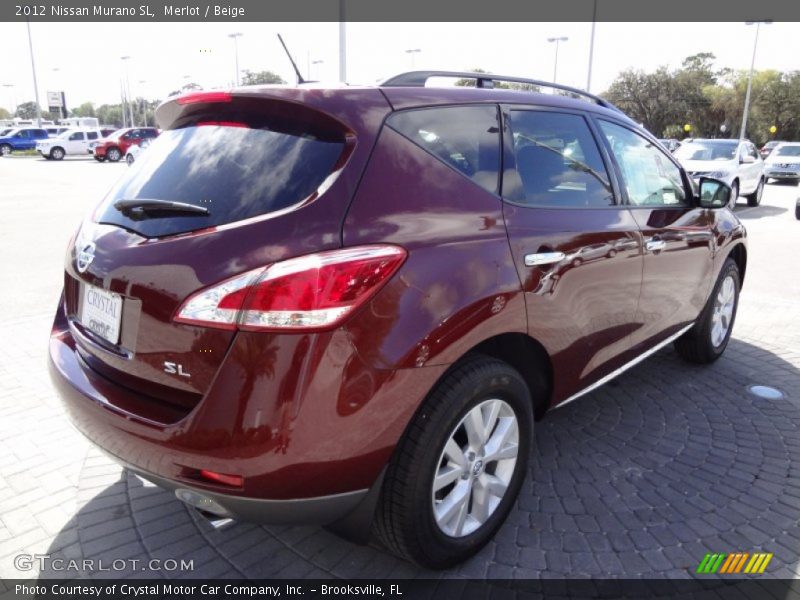 Merlot / Beige 2012 Nissan Murano SL