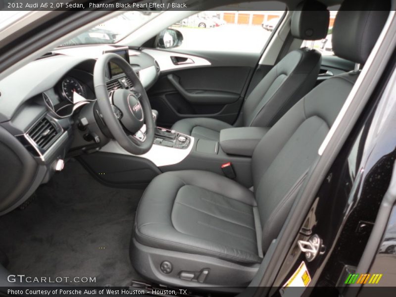 Front Seat of 2012 A6 2.0T Sedan