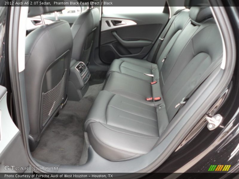 Rear Seat of 2012 A6 2.0T Sedan