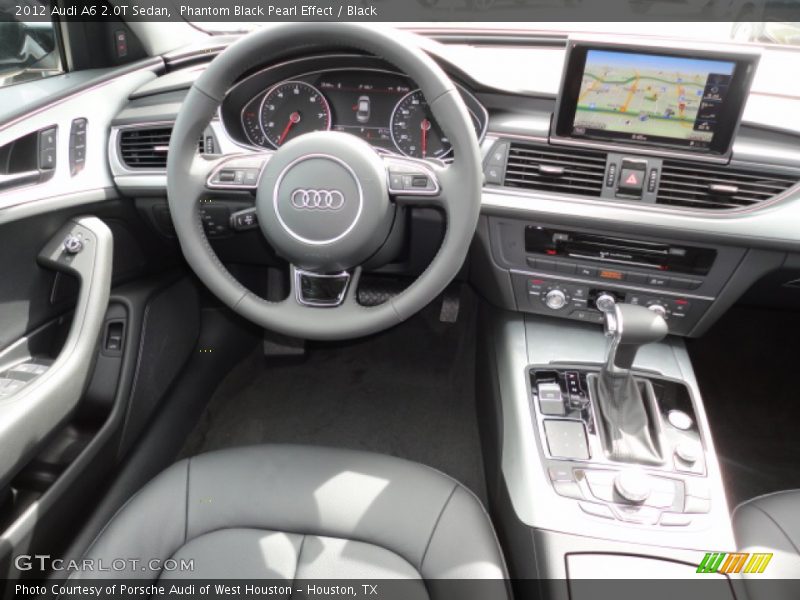 Phantom Black Pearl Effect / Black 2012 Audi A6 2.0T Sedan